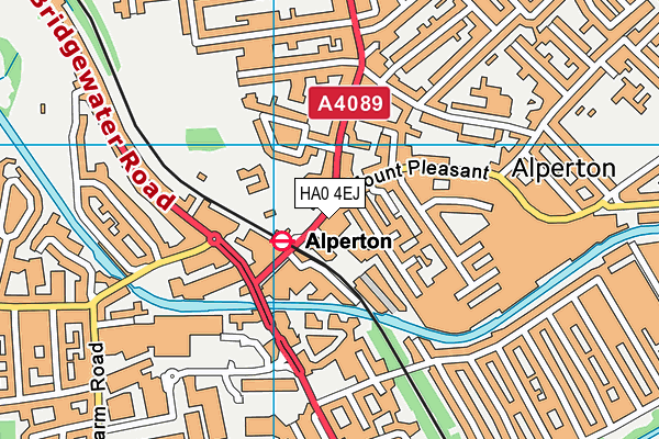 HA0 4EJ map - OS VectorMap District (Ordnance Survey) HA0 4EJ map - OS VectorMap District (Ordnance Survey)