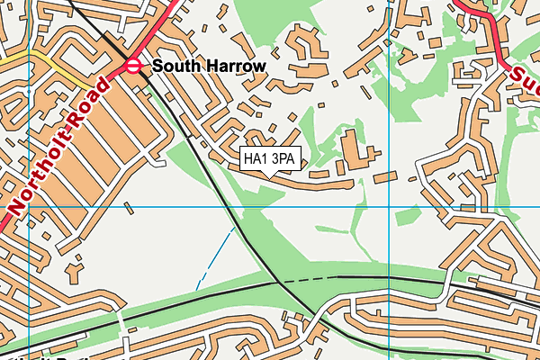 HA1 3PA map - OS VectorMap District (Ordnance Survey) HA1 3PA map - OS VectorMap District (Ordnance Survey)