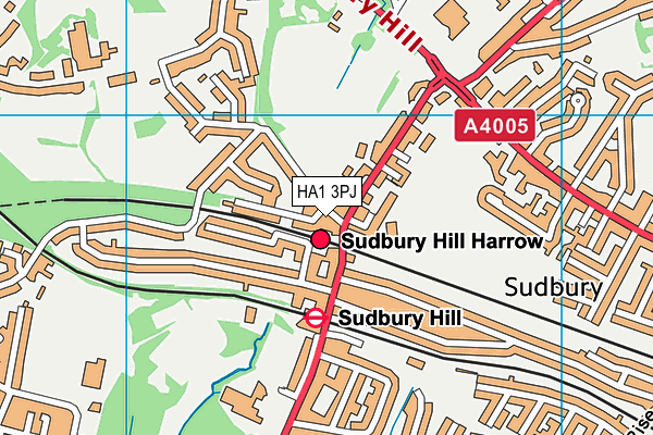 HA1 3PJ map - OS VectorMap District (Ordnance Survey) HA1 3PJ map - OS VectorMap District (Ordnance Survey)