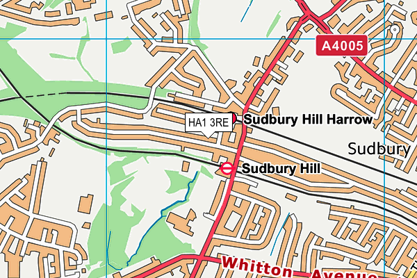 HA1 3RE map - OS VectorMap District (Ordnance Survey) HA1 3RE map - OS VectorMap District (Ordnance Survey)