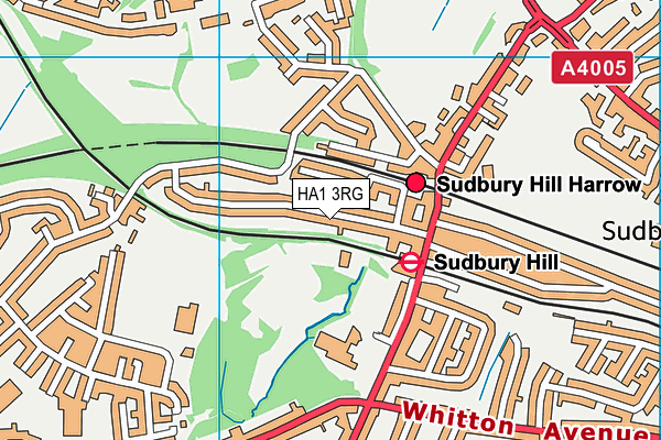 HA1 3RG map - OS VectorMap District (Ordnance Survey) HA1 3RG map - OS VectorMap District (Ordnance Survey)