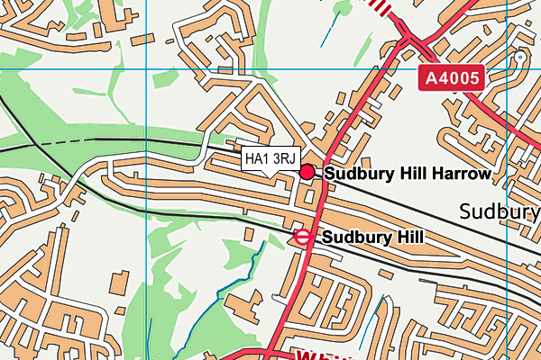 HA1 3RJ map - OS VectorMap District (Ordnance Survey) HA1 3RJ map - OS VectorMap District (Ordnance Survey)