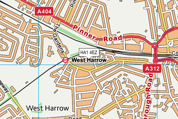 HA1 4EZ map - OS VectorMap District (Ordnance Survey) HA1 4EZ map - OS VectorMap District (Ordnance Survey)