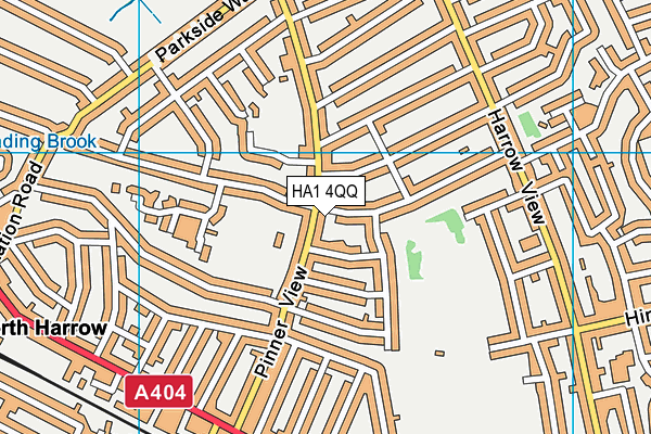HA1 4QQ map - OS VectorMap District (Ordnance Survey) HA1 4QQ map - OS VectorMap District (Ordnance Survey)