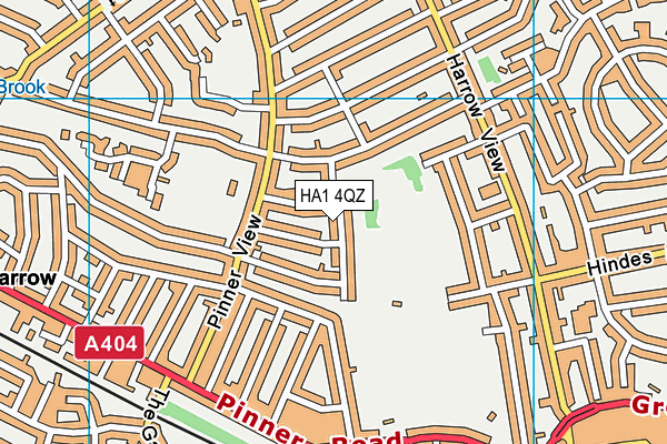 HA1 4QZ map - OS VectorMap District (Ordnance Survey) HA1 4QZ map - OS VectorMap District (Ordnance Survey)