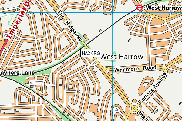 HA2 0RG map - OS VectorMap District (Ordnance Survey) HA2 0RG map - OS VectorMap District (Ordnance Survey)