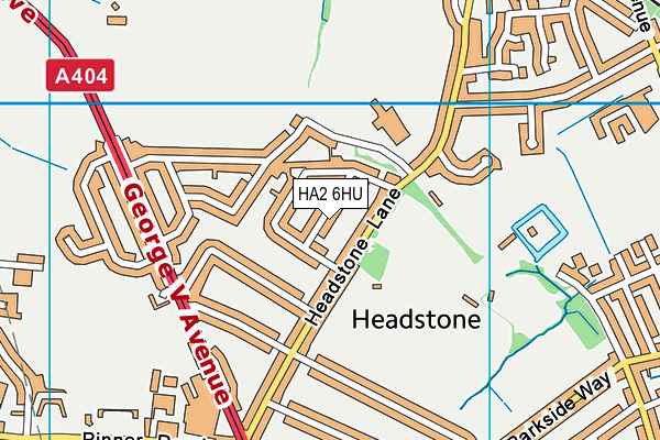 HA2 6HU map - OS VectorMap District (Ordnance Survey) HA2 6HU map - OS VectorMap District (Ordnance Survey)