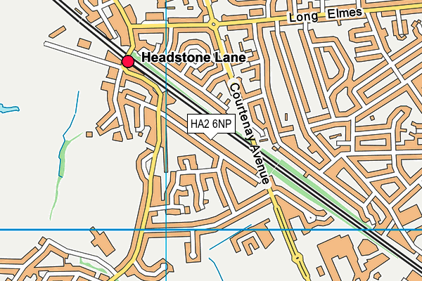 HA2 6NP map - OS VectorMap District (Ordnance Survey) HA2 6NP map - OS VectorMap District (Ordnance Survey)