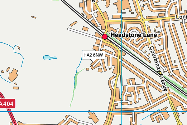 HA2 6NW map - OS VectorMap District (Ordnance Survey) HA2 6NW map - OS VectorMap District (Ordnance Survey)