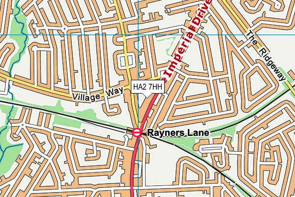 HA2 7HH map - OS VectorMap District (Ordnance Survey) HA2 7HH map - OS VectorMap District (Ordnance Survey)