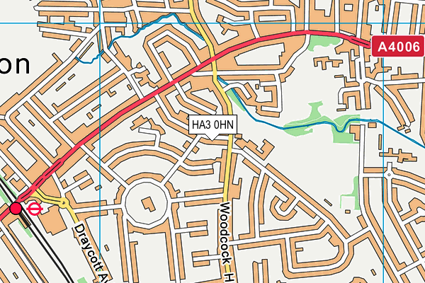 HA3 0HN map - OS VectorMap District (Ordnance Survey) HA3 0HN map - OS VectorMap District (Ordnance Survey)