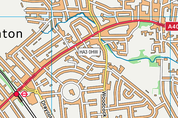 HA3 0HW map - OS VectorMap District (Ordnance Survey) HA3 0HW map - OS VectorMap District (Ordnance Survey)