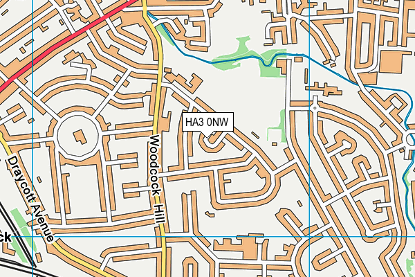 HA3 0NW map - OS VectorMap District (Ordnance Survey) HA3 0NW map - OS VectorMap District (Ordnance Survey)