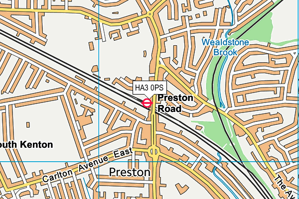 HA3 0PS map - OS VectorMap District (Ordnance Survey) HA3 0PS map - OS VectorMap District (Ordnance Survey)