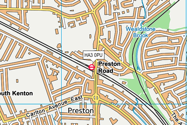 HA3 0PU map - OS VectorMap District (Ordnance Survey) HA3 0PU map - OS VectorMap District (Ordnance Survey)
