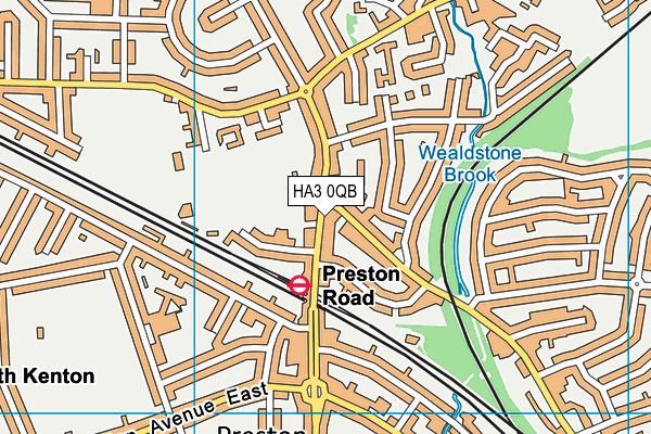HA3 0QB map - OS VectorMap District (Ordnance Survey) HA3 0QB map - OS VectorMap District (Ordnance Survey)