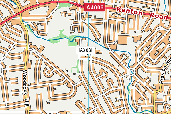 HA3 0SH map - OS VectorMap District (Ordnance Survey) HA3 0SH map - OS VectorMap District (Ordnance Survey)