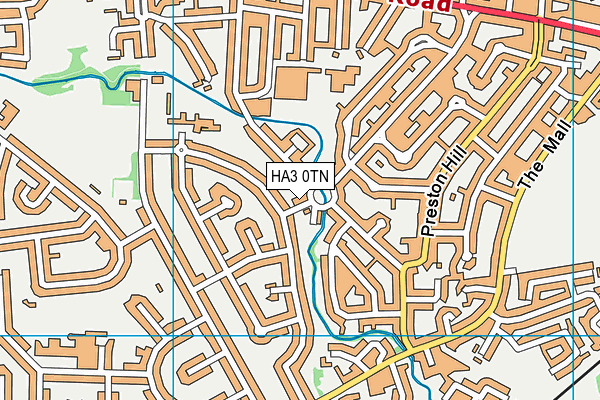 HA3 0TN map - OS VectorMap District (Ordnance Survey) HA3 0TN map - OS VectorMap District (Ordnance Survey)