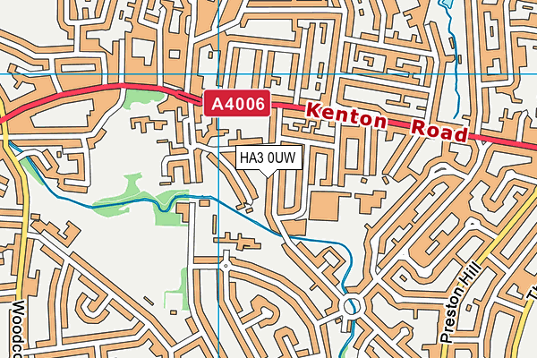 HA3 0UW map - OS VectorMap District (Ordnance Survey) HA3 0UW map - OS VectorMap District (Ordnance Survey)