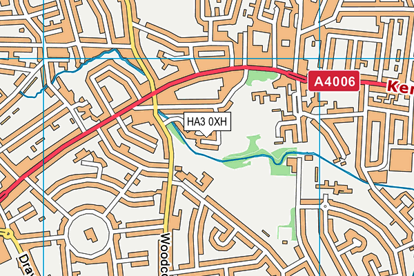 HA3 0XH map - OS VectorMap District (Ordnance Survey) HA3 0XH map - OS VectorMap District (Ordnance Survey)