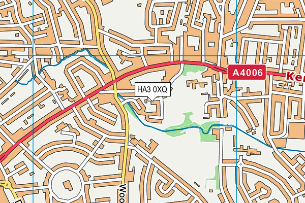 HA3 0XQ map - OS VectorMap District (Ordnance Survey) HA3 0XQ map - OS VectorMap District (Ordnance Survey)
