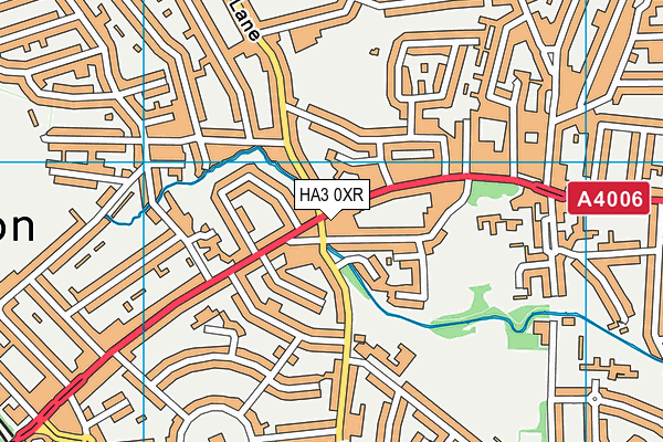 HA3 0XR map - OS VectorMap District (Ordnance Survey) HA3 0XR map - OS VectorMap District (Ordnance Survey)
