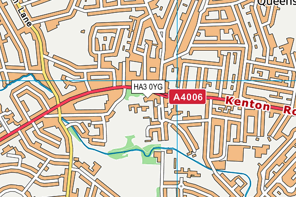 HA3 0YG map - OS VectorMap District (Ordnance Survey) HA3 0YG map - OS VectorMap District (Ordnance Survey)
