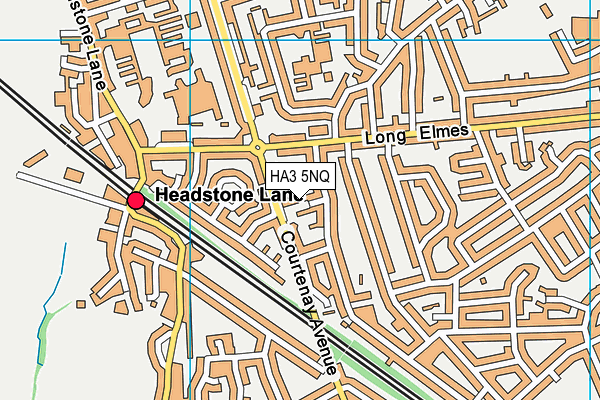 HA3 5NQ map - OS VectorMap District (Ordnance Survey) HA3 5NQ map - OS VectorMap District (Ordnance Survey)