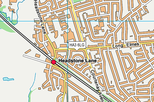 HA3 6LG map - OS VectorMap District (Ordnance Survey) HA3 6LG map - OS VectorMap District (Ordnance Survey)