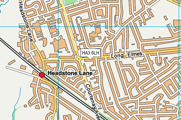 HA3 6LH map - OS VectorMap District (Ordnance Survey) HA3 6LH map - OS VectorMap District (Ordnance Survey)