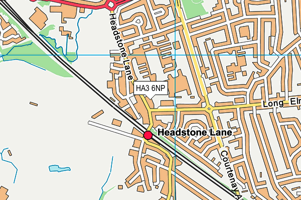 HA3 6NP map - OS VectorMap District (Ordnance Survey) HA3 6NP map - OS VectorMap District (Ordnance Survey)