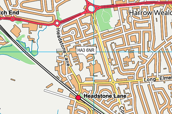 HA3 6NR map - OS VectorMap District (Ordnance Survey) HA3 6NR map - OS VectorMap District (Ordnance Survey)
