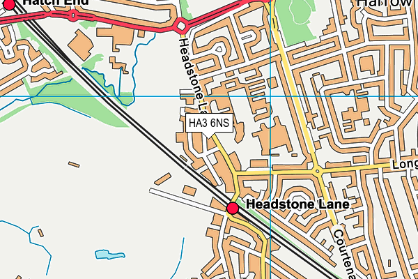 HA3 6NS map - OS VectorMap District (Ordnance Survey) HA3 6NS map - OS VectorMap District (Ordnance Survey)