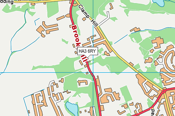 HA3 6RY map - OS VectorMap District (Ordnance Survey) HA3 6RY map - OS VectorMap District (Ordnance Survey)