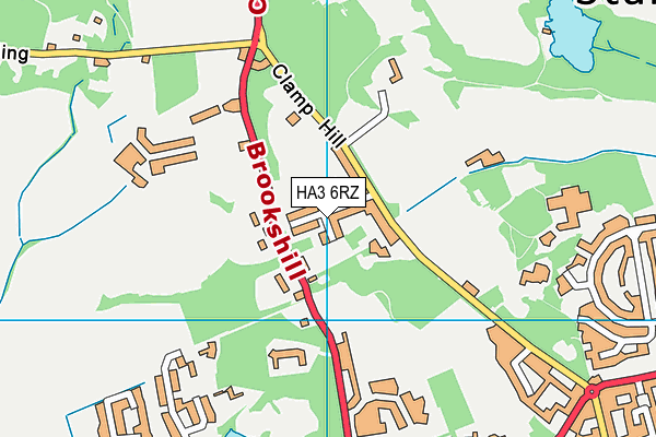 HA3 6RZ map - OS VectorMap District (Ordnance Survey) HA3 6RZ map - OS VectorMap District (Ordnance Survey)