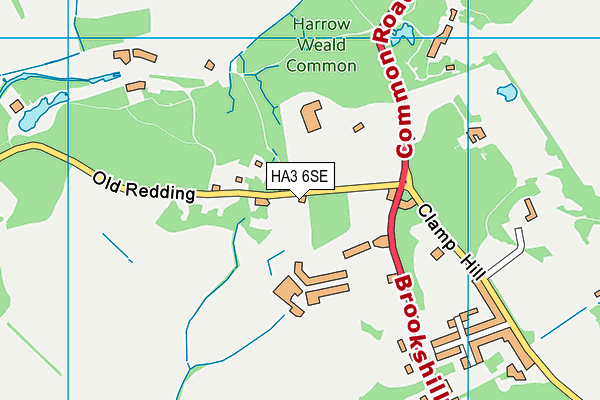 HA3 6SE map - OS VectorMap District (Ordnance Survey)