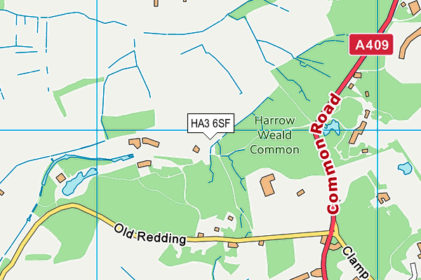 HA3 6SF map - OS VectorMap District (Ordnance Survey) HA3 6SF map - OS VectorMap District (Ordnance Survey)