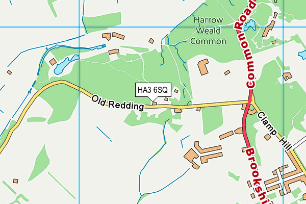 HA3 6SQ map - OS VectorMap District (Ordnance Survey)