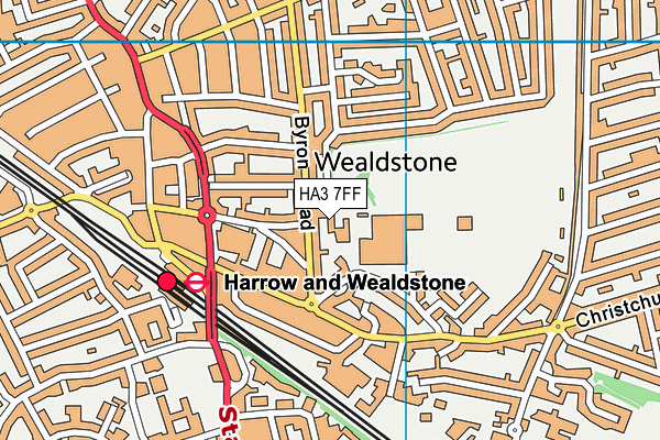 HA3 7FF map - OS VectorMap District (Ordnance Survey) HA3 7FF map - OS VectorMap District (Ordnance Survey)