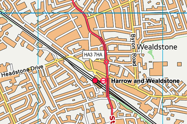 HA3 7HA map - OS VectorMap District (Ordnance Survey) HA3 7HA map - OS VectorMap District (Ordnance Survey)