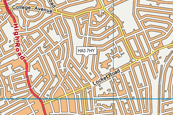 HA3 7HY map - OS VectorMap District (Ordnance Survey) HA3 7HY map - OS VectorMap District (Ordnance Survey)
