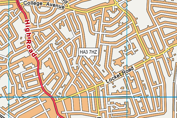 HA3 7HZ map - OS VectorMap District (Ordnance Survey) HA3 7HZ map - OS VectorMap District (Ordnance Survey)