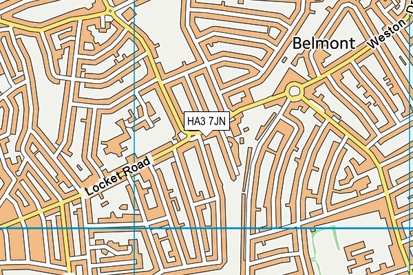 HA3 7JN map - OS VectorMap District (Ordnance Survey) HA3 7JN map - OS VectorMap District (Ordnance Survey)