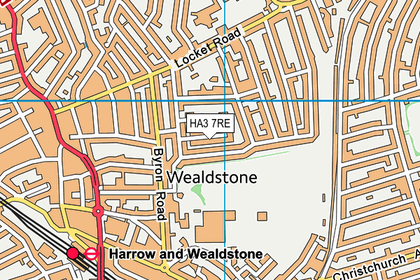 HA3 7RE map - OS VectorMap District (Ordnance Survey) HA3 7RE map - OS VectorMap District (Ordnance Survey)