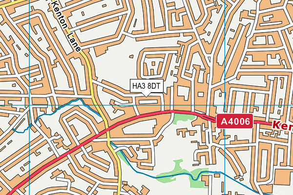 HA3 8DT map - OS VectorMap District (Ordnance Survey) HA3 8DT map - OS VectorMap District (Ordnance Survey)