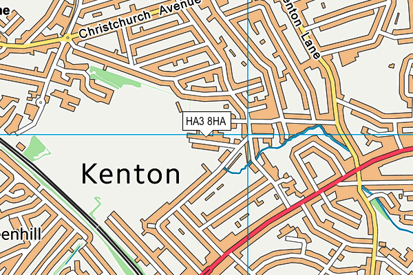HA3 8HA map - OS VectorMap District (Ordnance Survey) HA3 8HA map - OS VectorMap District (Ordnance Survey)