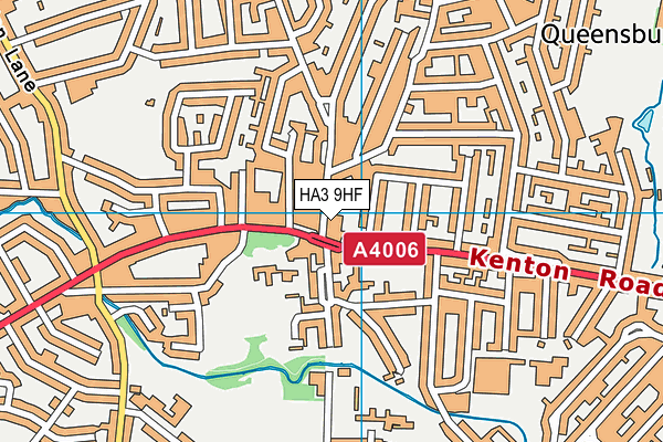 HA3 9HF map - OS VectorMap District (Ordnance Survey) HA3 9HF map - OS VectorMap District (Ordnance Survey)