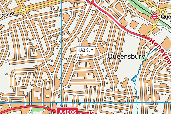 HA3 9JY map - OS VectorMap District (Ordnance Survey) HA3 9JY map - OS VectorMap District (Ordnance Survey)