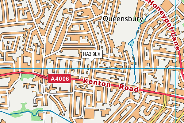 HA3 9LX map - OS VectorMap District (Ordnance Survey) HA3 9LX map - OS VectorMap District (Ordnance Survey)