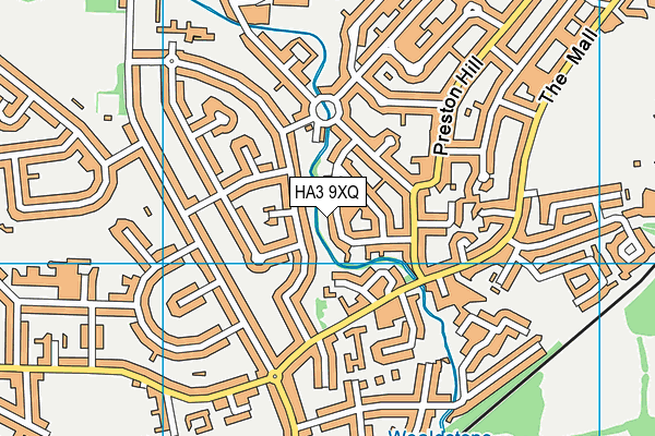 HA3 9XQ map - OS VectorMap District (Ordnance Survey) HA3 9XQ map - OS VectorMap District (Ordnance Survey)